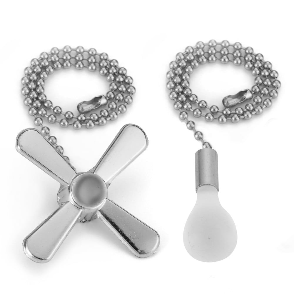 Ceiling Fan Pull Chain, 13.6 Inches Retro Fan Pulls Set for quick