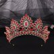 thumbnail image 2 of Zhuge Tiara de boda para novia, diadema de princesa, corona nupcial, joyería para el cabello con diamantes de imitación de cristal, decoración para novia, cumpleaños, graduación, boda (azul), 2 of 4