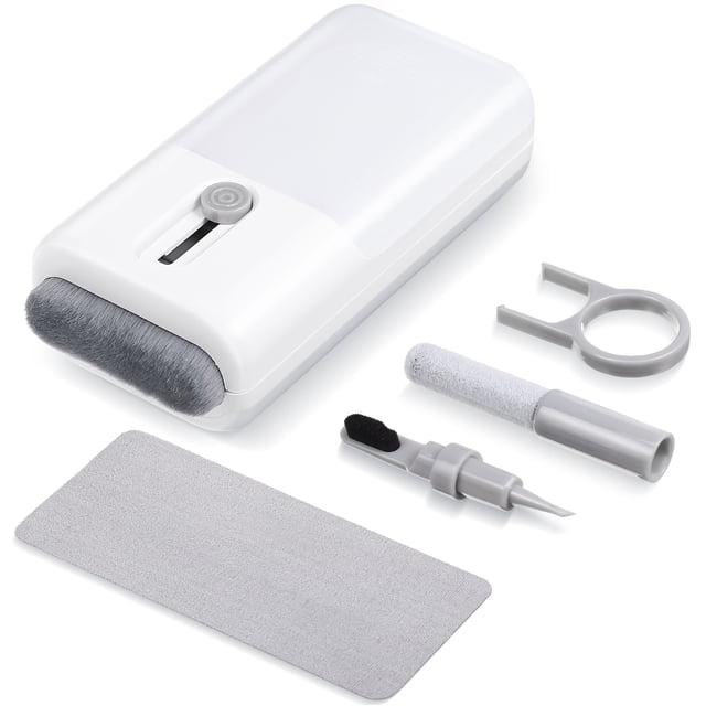 2 Sets Electronic Cleaning Tools Including Cleaning Brush Cleaning Pen Wiper Key Cap Buckle with Spray Bottle for Headphones Keyboards Laptops Phones PC Monitor