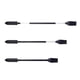 thumbnail image 5 of Mini Espátulas de Maquillaje Salvador Doble Punta Juego de Silicona Negro, 5 of 10