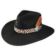 thumbnail image 2 of Charlie 1 Horse Hats Mens Heatseeker Felt 3 3/4` Brim M Natural, 2 of 6