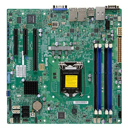 Supermicro X10SLL+-F ATX Server Motherboard LGA 1150 Intel C226 DDR3 1600