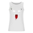 thumbnail image 4 of Byworldtasic Men's Sleeveless Tank Mens Halloween Printed Personalized Fashion T-Shirt Workout Gym Muscle Tops Scoop Neck Tank, 4 of 5