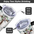 thumbnail image 3 of Christian Tumbler Inspiration Christian Gift for Women, Bible Verse Religious Coffee Cup, Religious Gifts For Mom Sister Grandma, 40 Oz Stainless Steel Tumbler With Handle & Straw, 3 of 6