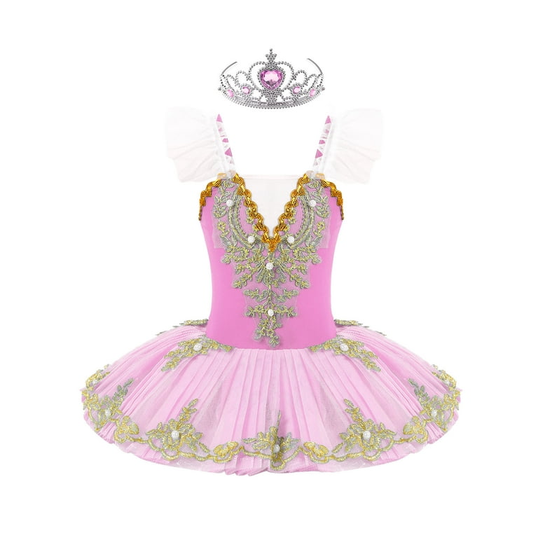 open lace back dress Girls light purple sequined tutu skirt ballet princess dress kindergarten  kids modern jazz dance costume  Moderndancedress.com