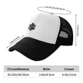 thumbnail image 6 of PAYOHTO Kids Humming Bird and Flowers Embroidery Baseball Hat Back Adjustable Mesh Breathable Hats Black Trucker Cap Outdoor Fishing Sun Caps for Boys or Girls ages 4-10, 6 of 9
