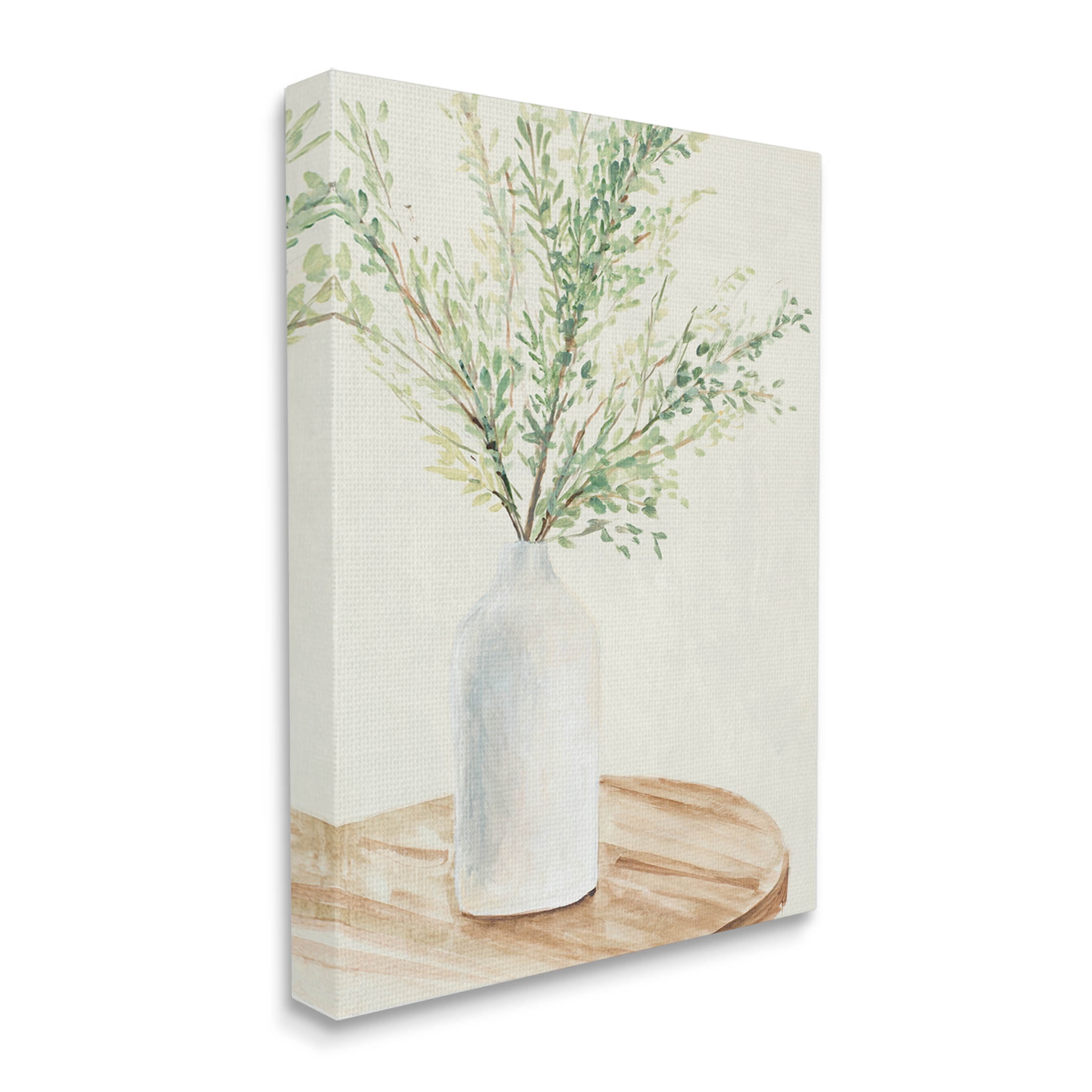 Stupell Industries Tranquil Botanical Still Life Painting Gallery Wrapped Canvas Print Wall Art, Design by Lanie Loreth