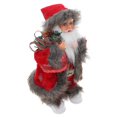 thumbnail image 3 of Electric Musical Santa Claus Christmas Statue, Adorable Moving Xmas Ornament for Holiday Decor, Battery Operated Miniature Decoration for Window or, 3 of 5