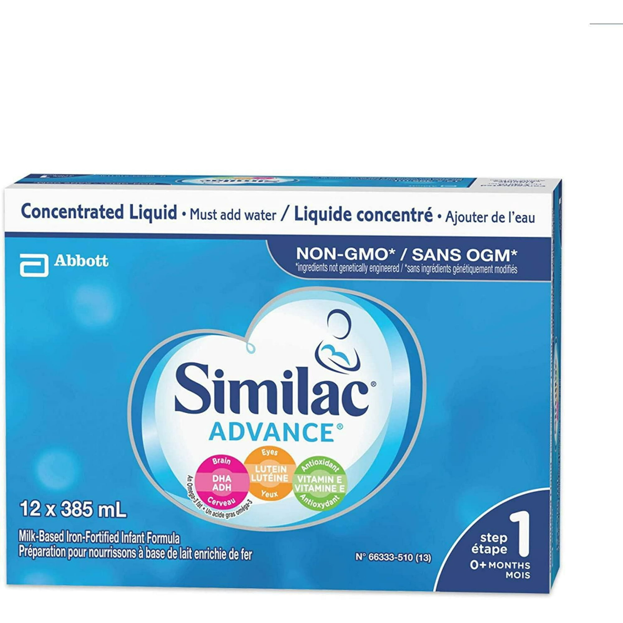Similac Advance Step Non-GMO Baby Formula, Newborn Formula, 0+
