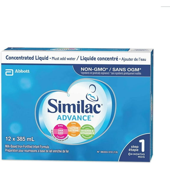 Similac Advance Step 1 Non-GMO Baby Formula, Newborn Formula, 0+ Months