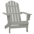 thumbnail image 1 of vidaXL Garden Chair Wood Grey, 1 of 4