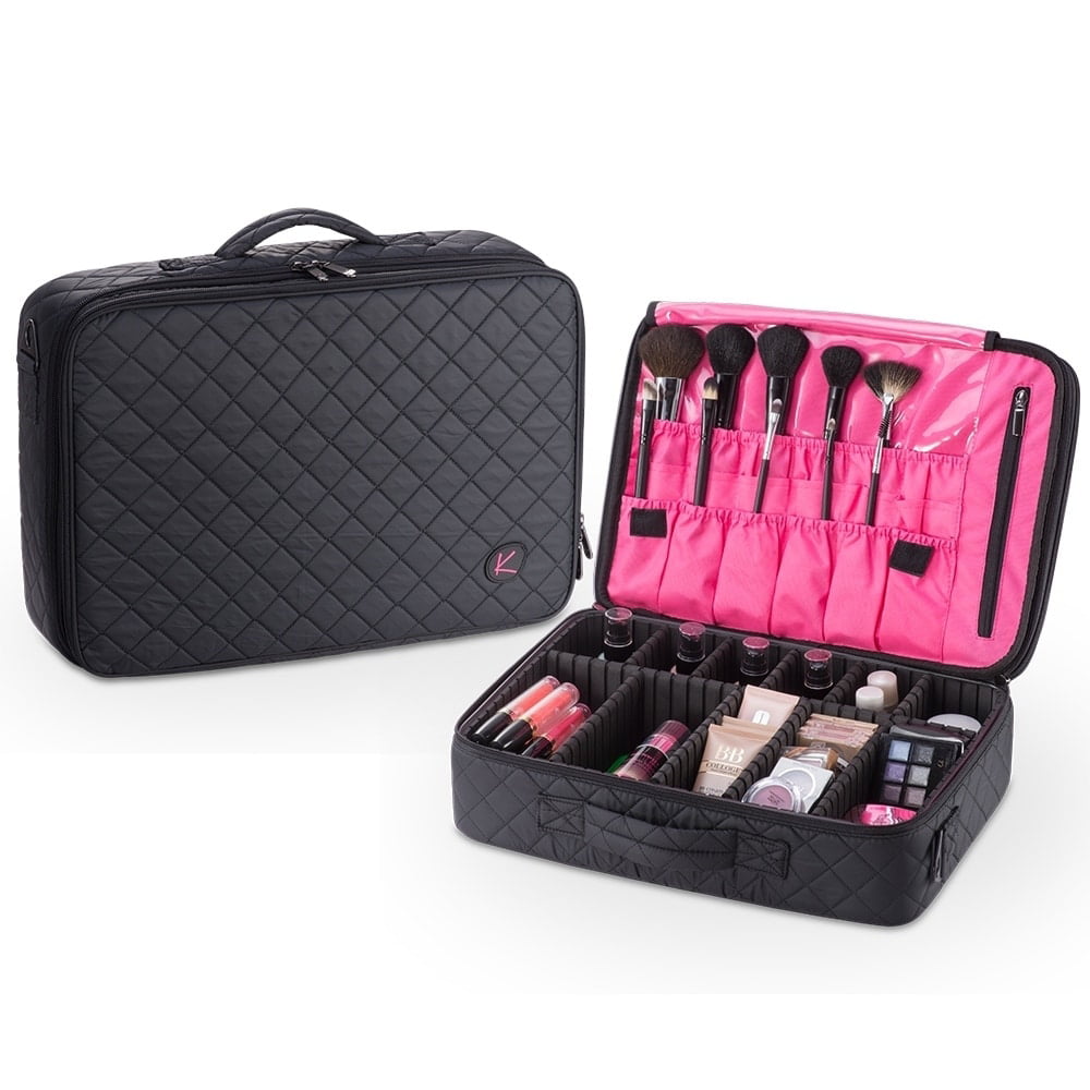 MUA Limited KIOTA Makeup Case Cosmetic Travel Storage Organizer Bag with Dividers - 0 ...