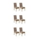 thumbnail image 2 of Fundas elásticas para sillas de comedor Billuyoard 2 piezas Caqui, 2 of 6
