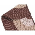 thumbnail image 2 of Better Trends 22" x 44" Wedge Braided Rug 100% Polypropylene Durable and Stain Resistant Reversible Indoor Area Utility Rug, Country Stripe Collection - Brown Stripe, 2 of 5