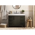 thumbnail image 2 of Elegant Kitchen and Bath 42 inch Single Bathroom Vanity In Mocha Brown with backsplash, 2 of 10