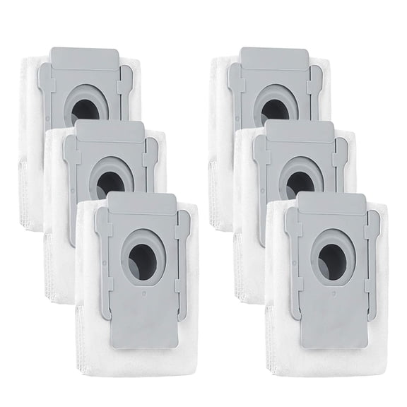 6 Pack Replacement Roomba i7 i7 /i7 Plus E5 E6 Clean Base Dirt Vacuum Bags Disposal Parts