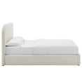 thumbnail image 4 of Platform Bed Frame, Full Size, White, Velvet, Bedroom, Modern Contemporary Boutique HB36804, 4 of 9