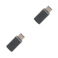 thumbnail image 1 of Matsuzay Adaptador de de teléfono, convertidor antipérdida de aleación de aluminio, divisor a , conector de estilo Simple, negro para Negro 2Conjunto, 1 of 6