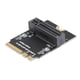 thumbnail image 4 of Tarjeta Adaptadora Ssd M.2 SSD KEY A/E NGFF A Unidad De Estado Sólido Nvme, Placa De Adaptación Vertical, 4 of 7