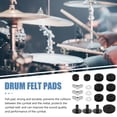 thumbnail image 4 of Luxshiny Drum Set Felt Pads 1 Set Cymbal Felt Pad for Drum Kit Protection and Anti-skid Use, 4 of 8