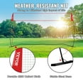 thumbnail image 6 of Professional Volleyball Trainer Net - Freestanding & Height-Adjustable for Solo Drills, Compact Carry Case Included, 6 of 10