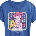 thumbnail image 3 of Disney Princess - Ariel & Flounder Anime - Women's Short Sleeve Graphic T-Shirt, 3 of 5