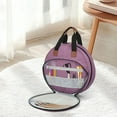 thumbnail image 3 of Embroidery Bag Organizer Round Storage Project Bag With Handle Multiple Pockets For Hoops Threads Tools Home Textile Storage, 3 of 3