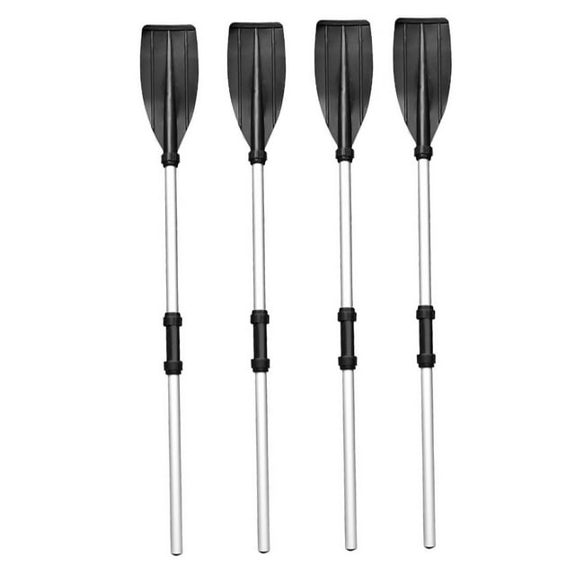 OUNONA 2 Paires de Rames de Canot Durables Détachables Noires pour Kayak et Canot