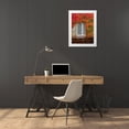 thumbnail image 3 of Johnson, George 24x32 White Modern Wood Framed Museum Art Print Titled - Augustine Door and Ivy, 3 of 4