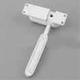 thumbnail image 4 of Automatic door closer, metal mini low noise hidden spring door closer, white, 4 of 5