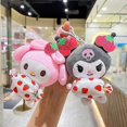 thumbnail image 5 of 37 estilos de juguetes de peluche de la serie Sanrio Kuromi Cinnamoroll My Melody llavero colgante muñecos suaves de dibujos animados regalos de cumpleaños para bebés, CHINA, J4-14cm, CHINA, J4-14cm, 5 of 5