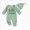 D254-Light Green, variant on 0-3 Months Newborn Preemie Boys Girls Underwear Pajamas Rompers Home Clothes Long Sleeve Jumpsuit Romper Hat Outfits Fall Winter Clothes Sky Blue Rompers Baby Gift