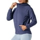 thumbnail image 3 of Chaquetas y prendas de vestir casuales con capucha y manga larga. Camiseta de poliéster con cuello redondo, capucha, cremallera y protección solar para yoga., 3 of 3