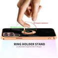 thumbnail image 5 of Compatible with Samsung Galaxy S23 Ultra Case for Women Cute Samsung S23 Ultra Phone Case Shockproof with Luxury Plating Gold Edge and Magnetic Car Mount Kickstand Protective Cases (Black), 5 of 14