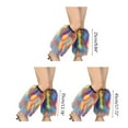 thumbnail image 2 of Milue Women Colorful Faux Fur Leg Warmer Boots Shoes Cuffs Sleeves Knee Length Socks, 2 of 17