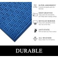 thumbnail image 5 of A1HC Indoor Outdoor Door Mat 18x30 inches, Non-Slip Welcome Entrance for Front and Back with Easy Clean, Blue, 5 of 7