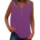 thumbnail image 1 of Camiseta sin mangas de verano para mujer, corte holgado, plisada, cuello en V, sin mangas, fluida, informal, 1 of 5