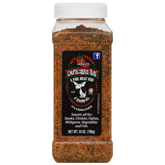 Pack Of 2 2 Gringo's Chupacabra Season-All Rub, 25 oz (Package May Vary)