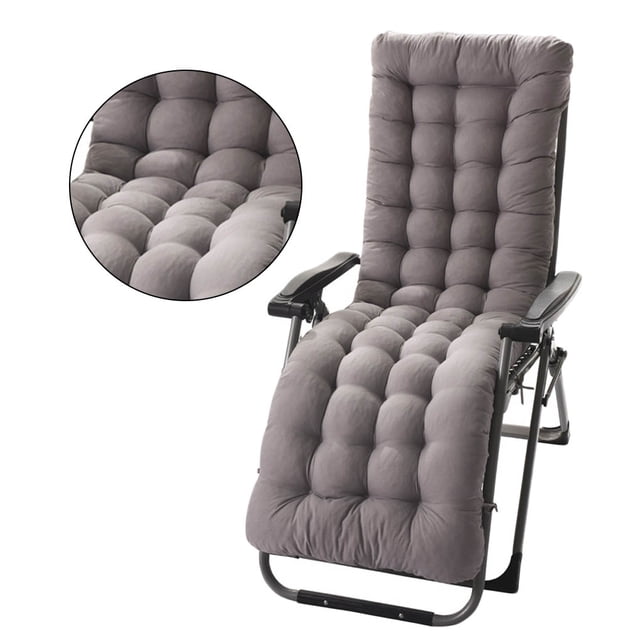 Coussin de Fauteuil Inclinable Intérieur, Coussin de Chaise Haute, Matelas de Chaise Longue Épais pour Patio Extérieur