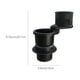 thumbnail image 3 of Portavasos para coche | Extensor de vaso grande extensible con aislamiento | Accesorio de viaje ABS negro para botellas, termos y bebidas, organizador a prueba de derrames, 3 of 5