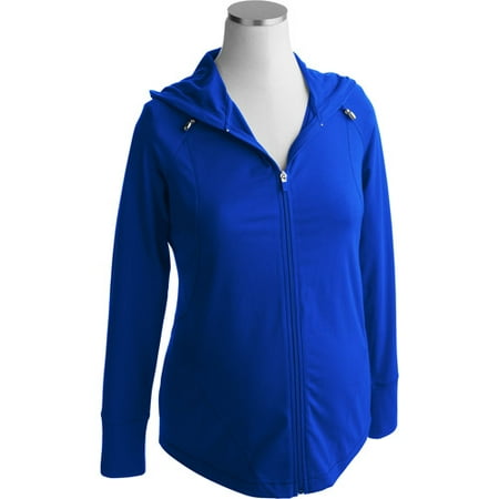 Maternity Long-Sleeve Zip Hoodie