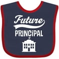 thumbnail image 3 of Inktastic Future School Principal Boys or Girls Baby Bib, 3 of 4