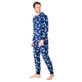 thumbnail image 2 of SLEEPHERO Adult Onesie Men Cozy Christmas Holiday Mens Onsie Pajamas Adult Pajamas For Men Flannel Adult Mens PJs Warm Polar Bears Small, 2 of 4