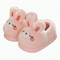 thumbnail image 3 of HCNTES Toddler Slippers Litte/Big Kids Cute Design House Shoes Baby Girls Boys Plush Indoor Slipper Washable Children's Soft Winter Warm Shoes(Pink,12.5), 3 of 7