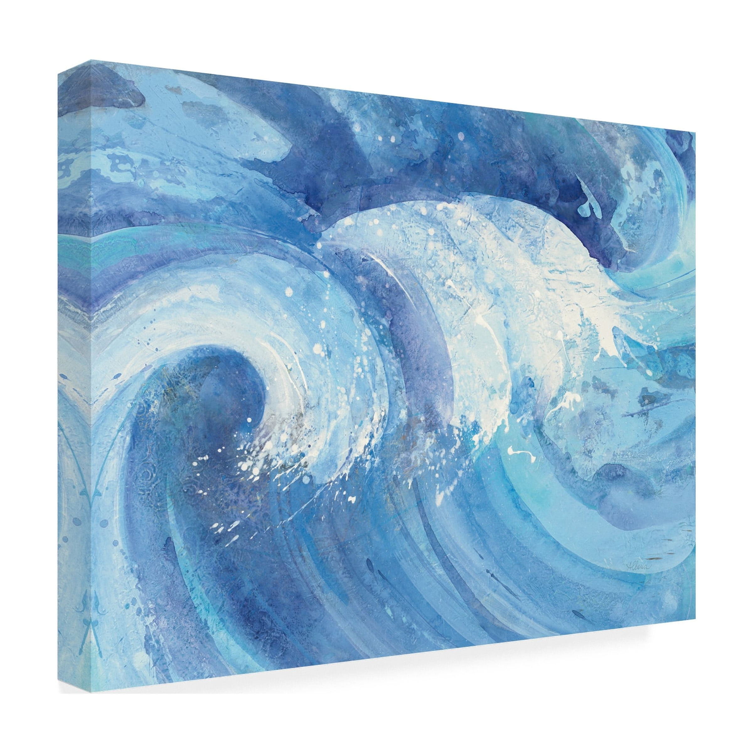 Trademark Fine Art 'The Big Wave' Canvas Art by Albena Hristova