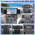 thumbnail image 2 of Radio para Auto Leadfan Corolla 2003-2008 Pantalla Táctil WiFi de 9", 2 of 8