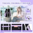 thumbnail image 6 of AoDai Love-themed schoolbag for little girls with a double shoulder strap. Large-capacity children's schoolbag with a cute little wallet and pompom pendant., 6 of 8