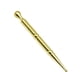 thumbnail image 1 of Vogacara Bolígrafo de masaje de acero inoxidable, ergonómico, anticorrosivo, profesional, cuerpo, pie, mano, espalda, masajeador reutilizable brillante Protección de la piel Oro Vogacara  CE014831-01, 1 of 6
