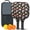Pioneer Flower Floral-1, variant on Pickleball Paddles Set,Pioneer Flower Floral Print Pattern Fiberglass Surface Pickleball Racket Set with 2 Indoor Outdoor Pickleball Balls and Pickleball Bag,Pickle-ball Equipment