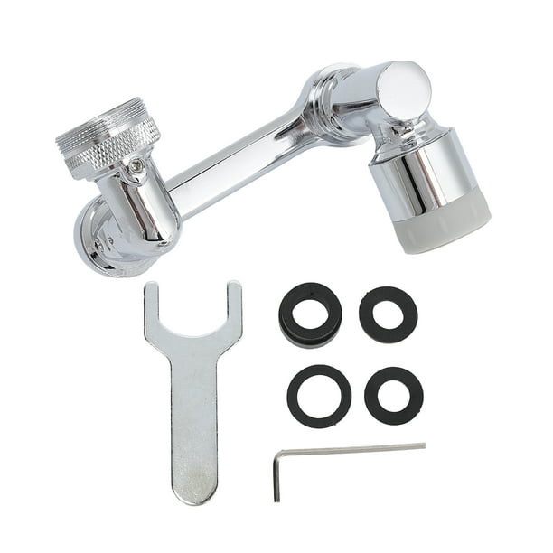 Extensor de grifo de 1080 grados, adaptador de grifo, aireador para fregadero de cocina, espuma enriquecida con oxígeno, diámetro interior de 22 mm, diámetro exterior de 24 mm.